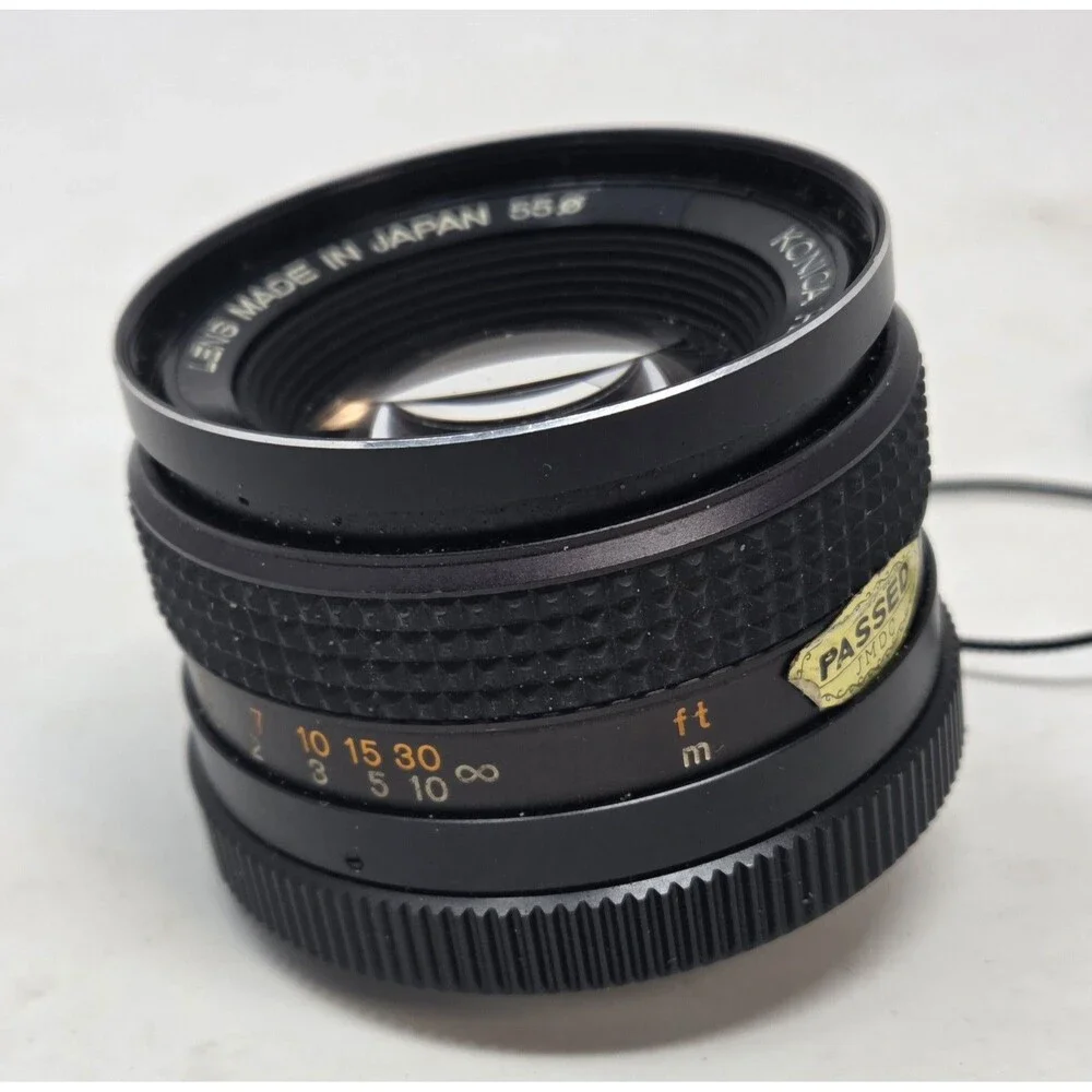 Konica Hexanon AR 50mm f/1.7 AE Lens Konica AR Mount w/ Cap Japan Vintage‎